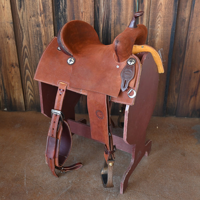 13.5" JEFF SMITH BARREL SADDLE Saddles - New Jeff Smith