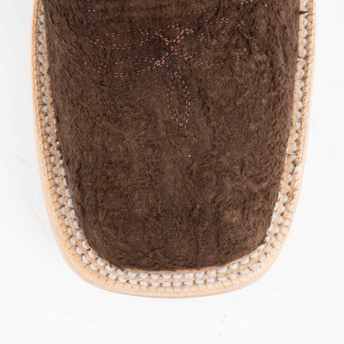R. Watson Men's Chocolate Roughout Square Toe Boot MEN - Footwear - Western Boots R Watson