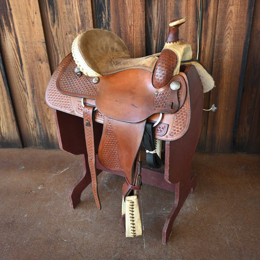15" USED DAKOTA TEAM ROPING SADDLE Saddles - Used Dakota Saddlery