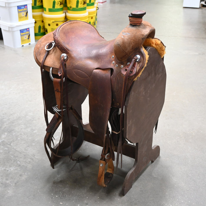 16" USED FARRIS RANCH SADDLE Saddles - New Payton Farris