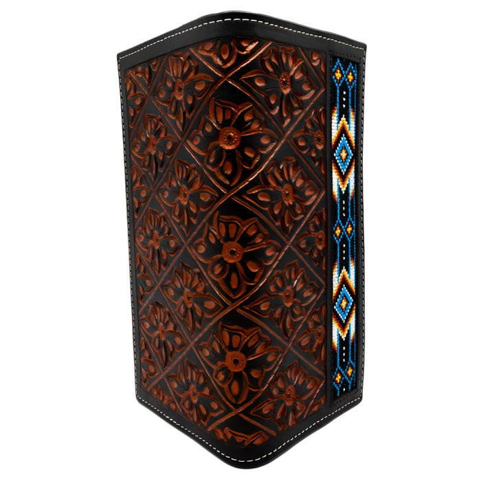 3D Floral Embossed Rodeo Wallet MEN - Accessories - Wallets & Money Clips M&F Western Products