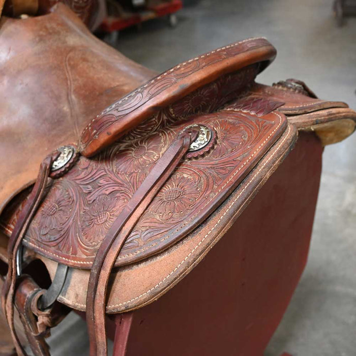 15.5" USED CACTUS RANCH SADDLE Saddles - Used CACTUS SADDLERY