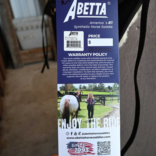 17" ABETTA BRUSHPOPPER TRAIL SADDLE Saddles - New Abetta Saddle Co