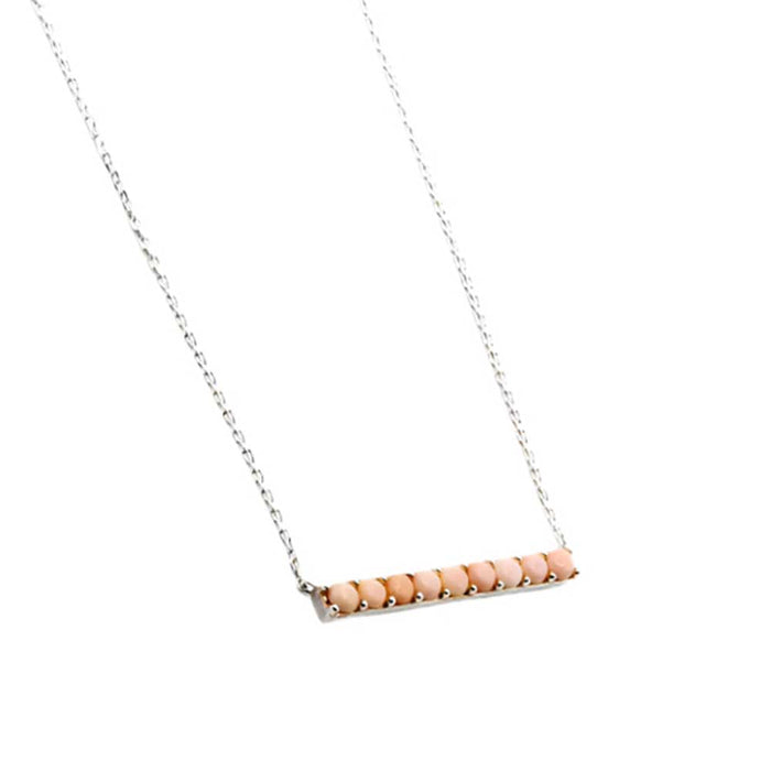 Pink Conch Bar Necklace WOMEN - Accessories - Jewelry - Necklaces Select Lines