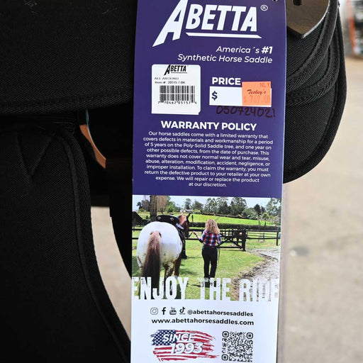 17" ABETTA ALL AROUND SADDLE Saddles - New Abetta Saddle Co