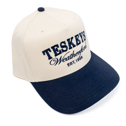 Teskey's Weatherford Cap - Navy/Cream TESKEY'S GEAR - Baseball Caps Teskey's