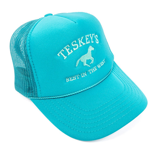 Teskey's Horse "Best in the West" Cap - Teal TESKEY'S GEAR - Baseball Caps Teskey's