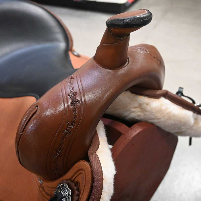17" HIGH HORSE IRON WEED CORDURA TRAIL SADDLE Saddles - New High Horse