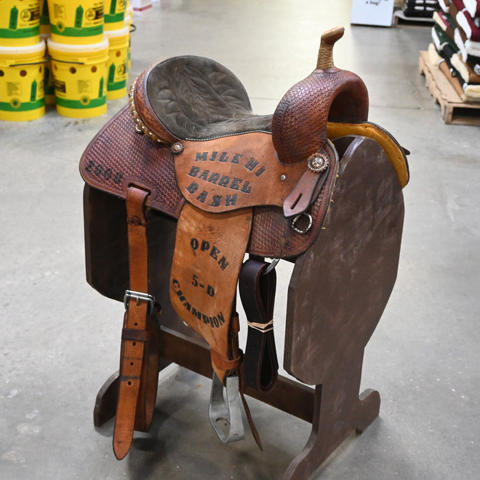14" USED CORRIENTE BARREL SADDLE Saddles - Used Corriente