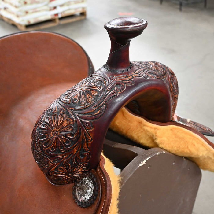 15.5" MARTIN RANCH CUTTING SADDLE Saddles - New Martin Saddlery