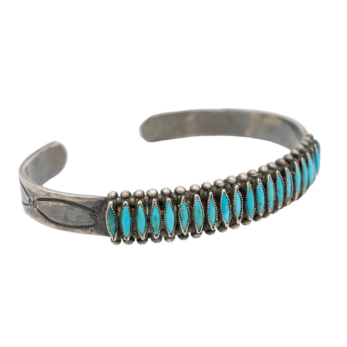 Vintage Zuni Needlepoint Cuff Bracelet WOMEN - Accessories - Jewelry - Bracelets MISC
