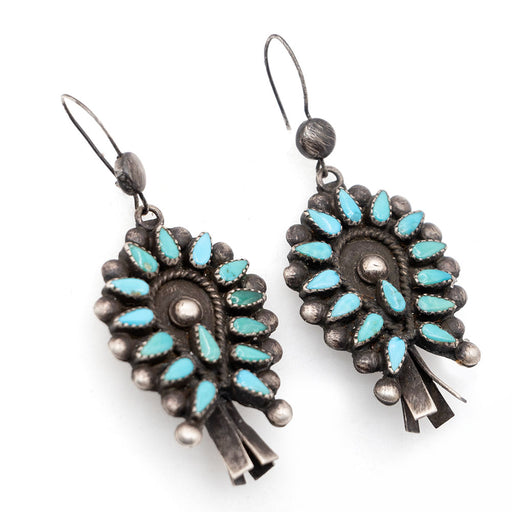Vintage Zuni Petit Point Squash Earrings WOMEN - Accessories - Jewelry - Earrings MISC