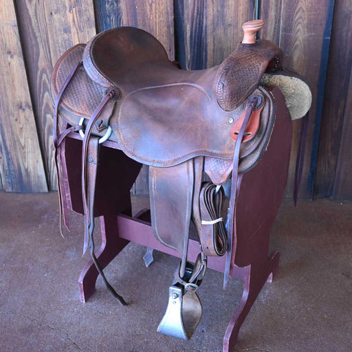 16.5" USED RANCH SADDLE Saddles - Used SHOPMADE