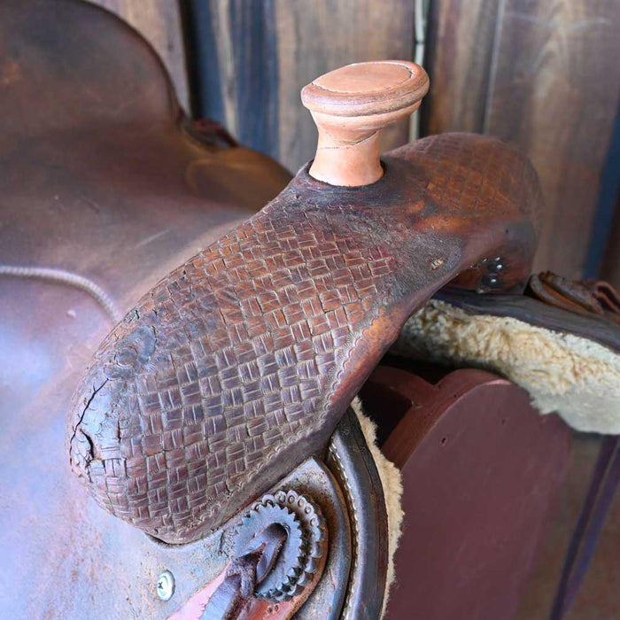 16.5" USED RANCH SADDLE Saddles - Used SHOPMADE