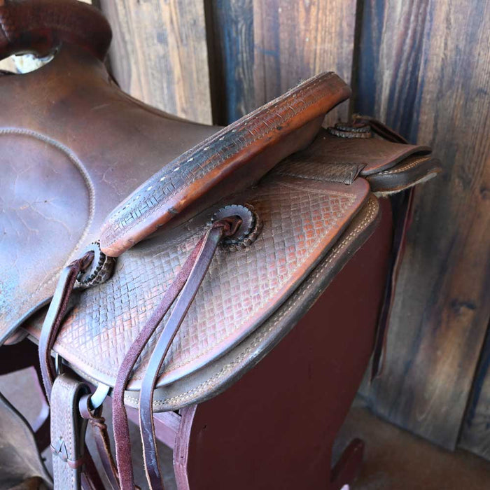 16.5" USED RANCH SADDLE Saddles - Used SHOPMADE