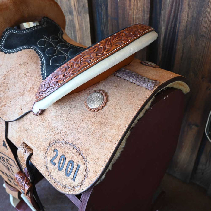 14" USED AMMERMAN BARREL SADDLE Saddles - Used AMMERMAN
