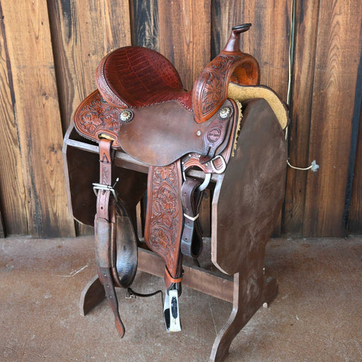 14" USED JEFF SMITH BARREL SADDLE Saddles - Used Jeff Smith