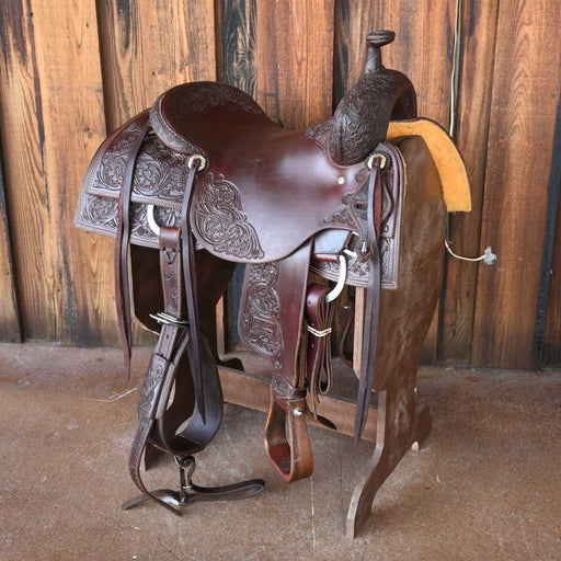 16.5" DEMO JEFF SMITH RANCH CUTTING SADDLE Saddles - Used Jeff Smith