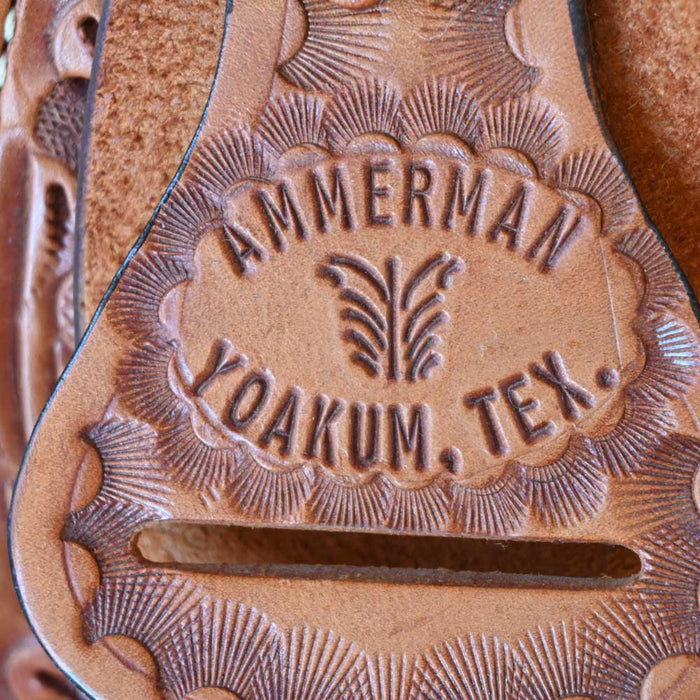 14" USED AMMERMAN BARREL SADDLE Saddles - Used AMMERMAN