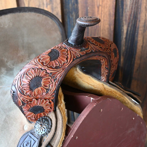 14" USED JOSH ANDREWS BARREL SADDLE Saddles - Used Josh Andrews