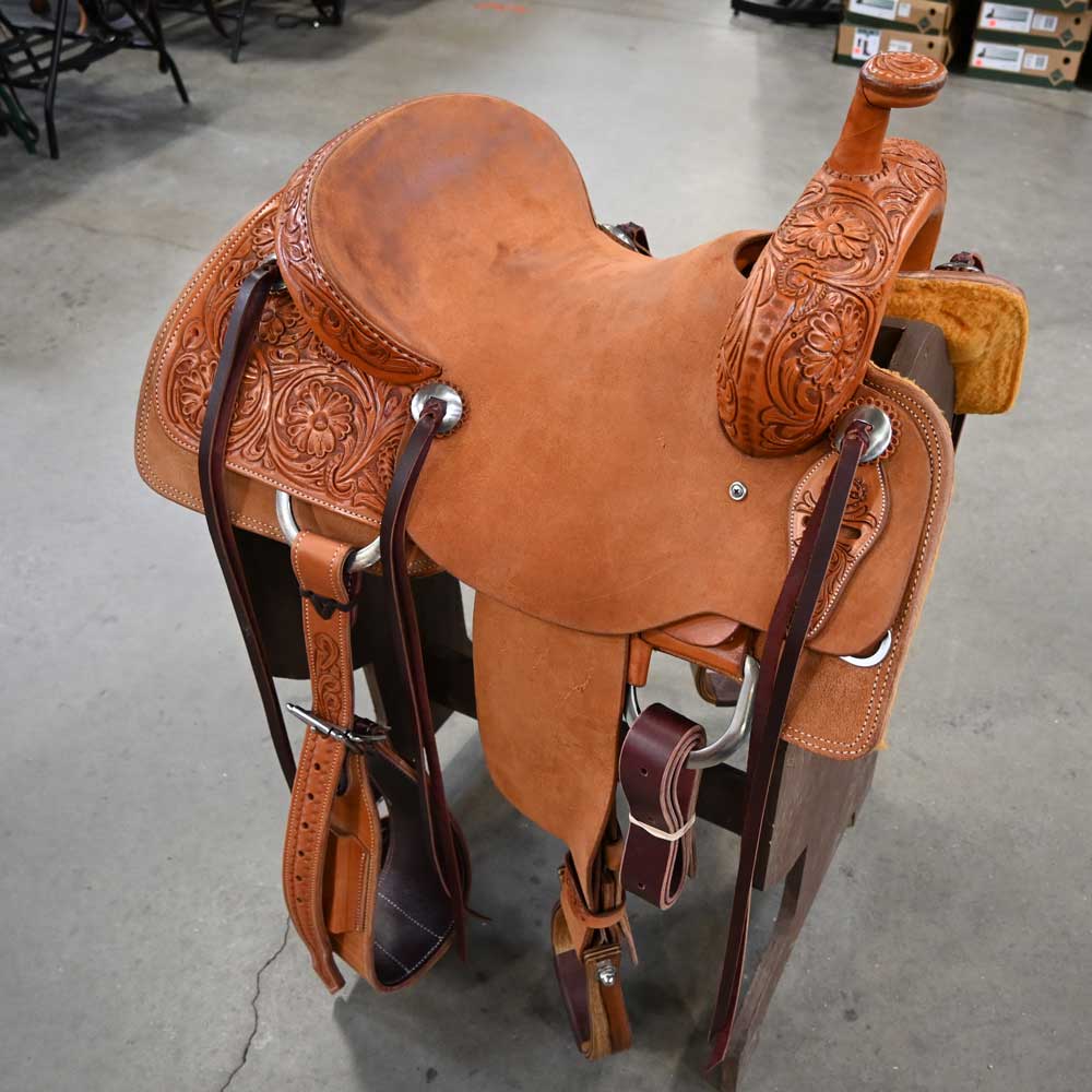 15" TESKEY'S RANCH CUTTING SADDLE Saddles TESKEY'S SADDLERY LLC   