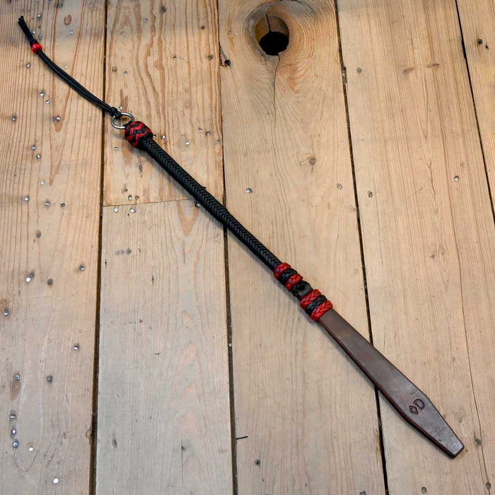 Dillon Lynch Diamond D Black 25" Quirt Tack - Whips, Crops & Quirts Dillon Lynch