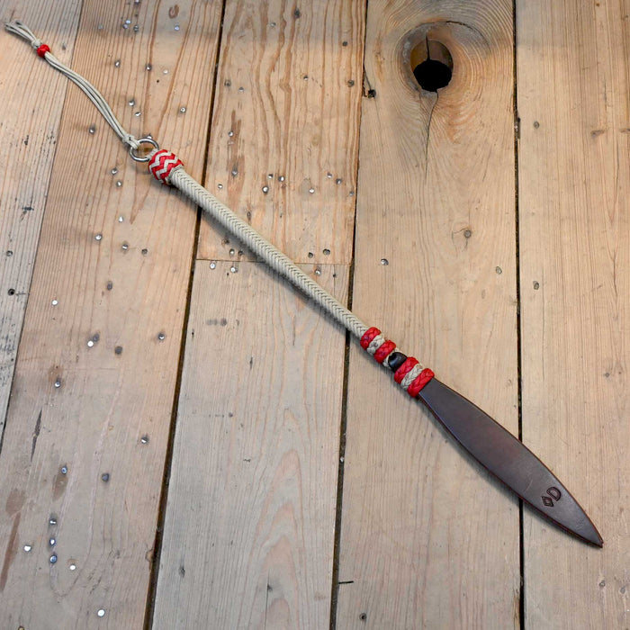 Dillon Lynch Diamond D Beige Handmade Quirt Tack - Whips, Crops & Quirts Dillon Lynch