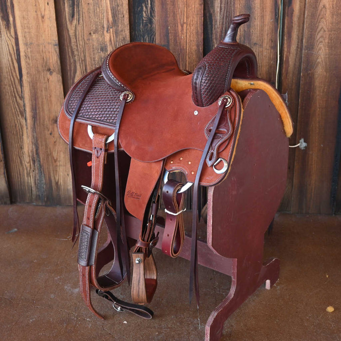 13.5" JEFF SMITH BUSTER WELCH CUTTING SADDLE Saddles - New Jeff Smith