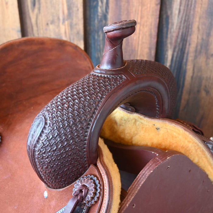 12.5" JEFF SMITH JUNIOR BUSTER WELCH CUTTING SADDLE Saddles - New Jeff Smith