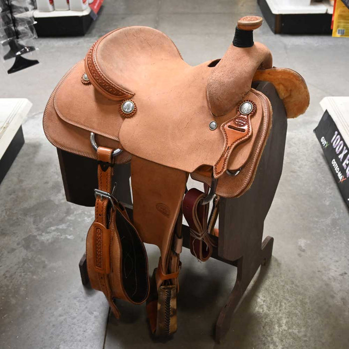 14.5" TESKEY'S TEAM ROPING SADDLE Saddles - New Teskey's Saddlery