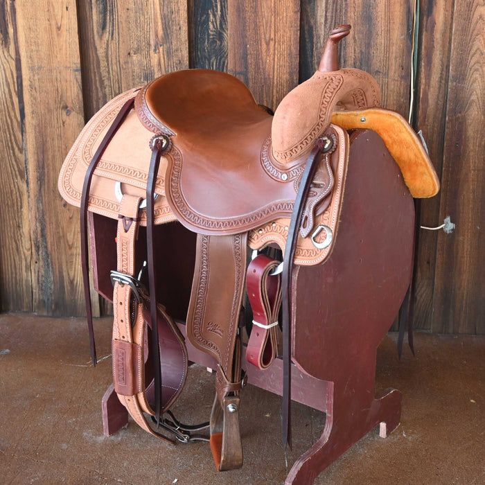 15" JEFF SMITH BEAU GALYEAN CUTTING SADDLE Saddles - New Jeff Smith