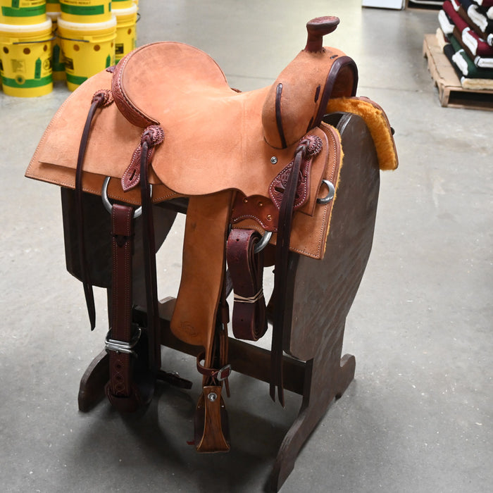 14.5" DEMO AUSTIN VALIMONT RANCH SADDLE Saddles - New Austin Valimont