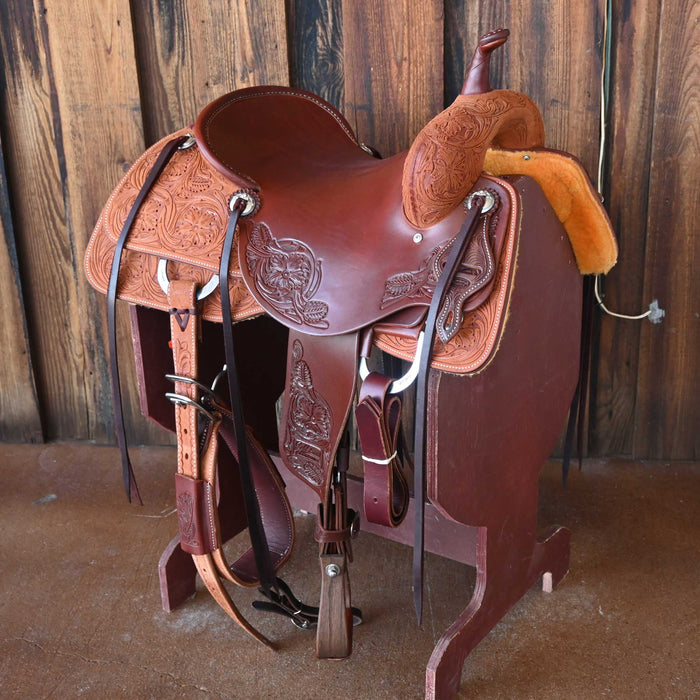 16" JEFF SMITH BEAU GALYEAN CUTTING SADDLE Saddles - New Jeff Smith