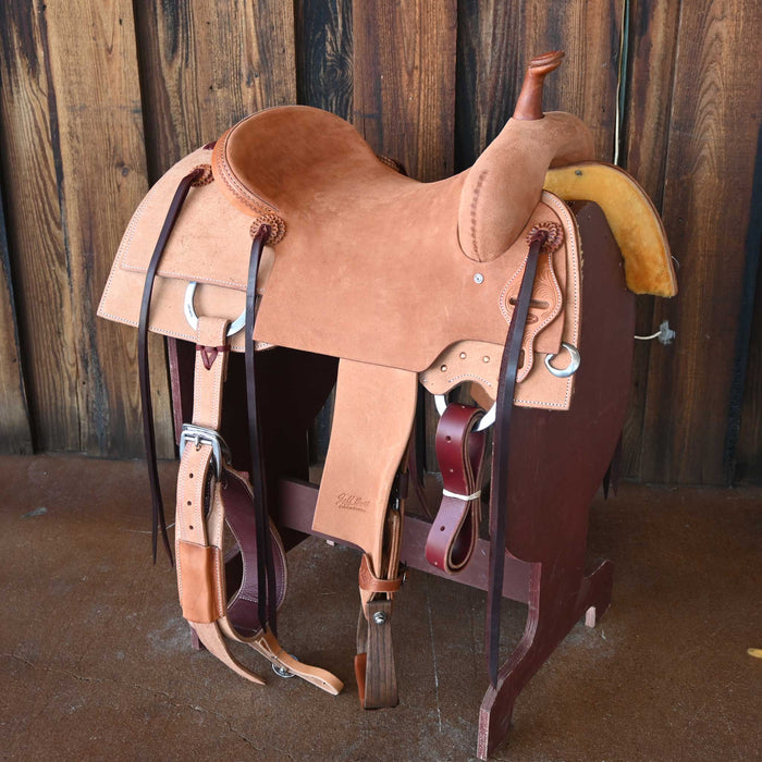 16.5" JEFF SMITH BEAU GALYEAN CUTTING SADDLE Saddles - New Jeff Smith