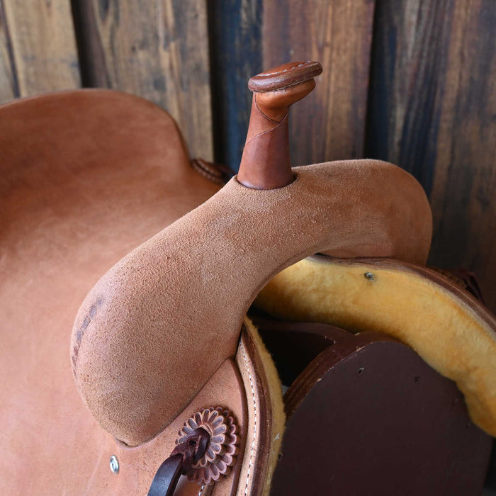 16.5" JEFF SMITH BEAU GALYEAN CUTTING SADDLE Saddles - New Jeff Smith
