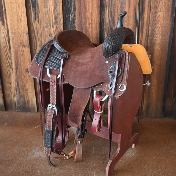 15.5" JEFF SMITH BUSTER WELCH CUTTING SADDLE Saddles - New Jeff Smith