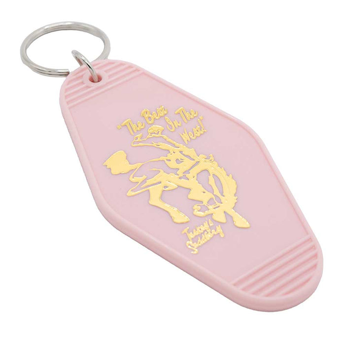 Teskey's Gold Foil Stamped Keychain - Pink TESKEY'S GEAR - Small Accessories Teskey's