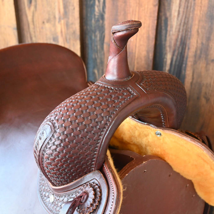 16.5" JEFF SMITH BUSTER WELCH CUTTING SADDLE Saddles - New Jeff Smith