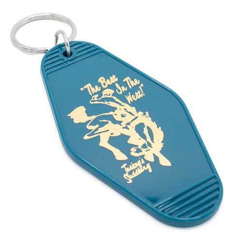 Teskey's Gold Foil Stamped Keychain - Teal TESKEY'S GEAR - Small Accessories Teskey's