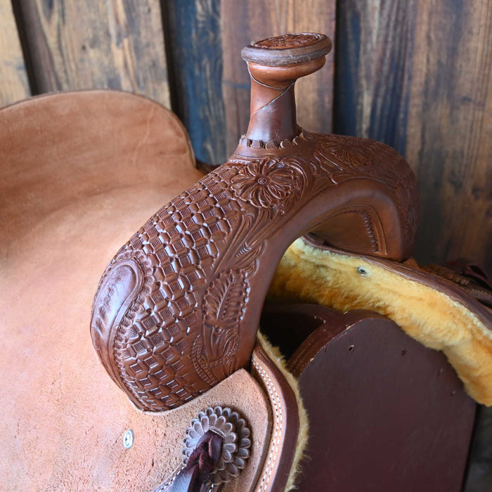 15" JEFF SMITH BUSTER WELCH RANCH CUTTER SADDLE Saddles - New Jeff Smith