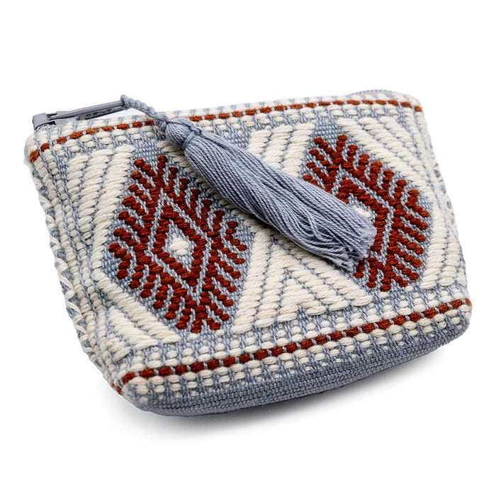Small Coin Pouch - White/Grey WOMEN - Accessories - Handbags - Clutches & Pouches San Pancho Artisans