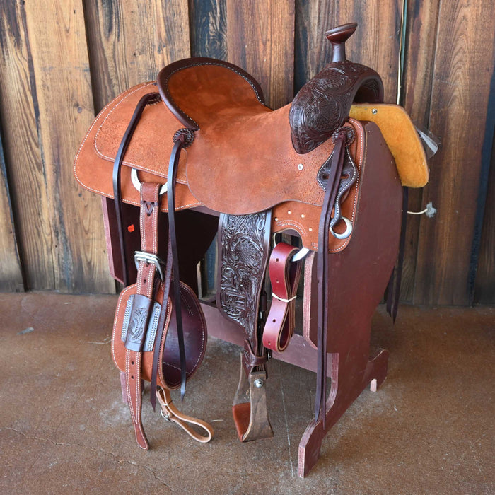 15" JEFF SMITH BUSTER WELCH RANCH CUTTER SADDLE