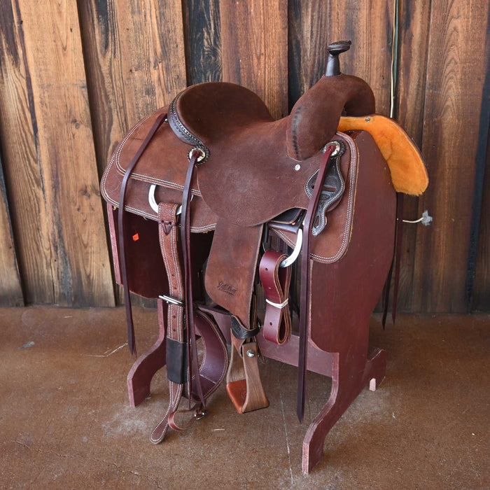 13.5" JEFF SMITH BUSTER WELCH RANCH CUTTER SADDLE