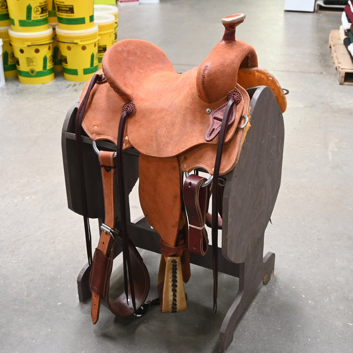 13" TESKEY'S YOUTH STRIP DOWN RANCH SADDLE Saddles - New Teskey's Saddlery