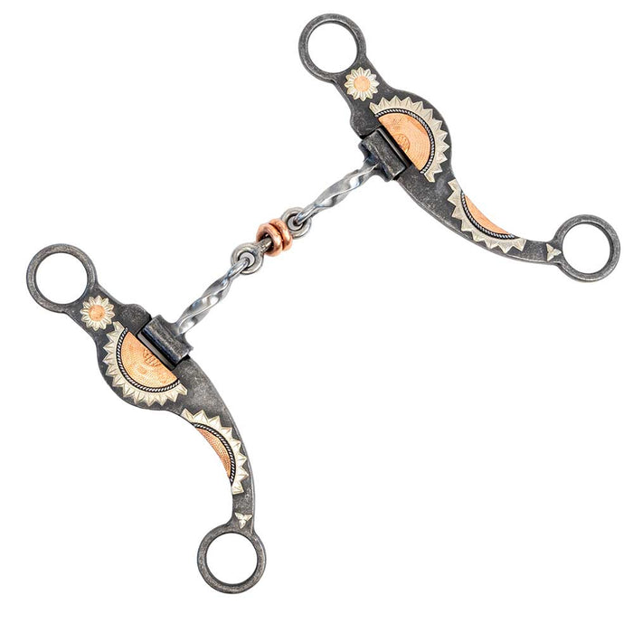 Cowboy Tack Sunflower Twisted Dogbone Bit Tack - Bits Partrade