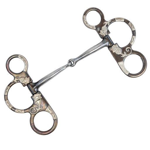 Cowboy Tack Big Rose Snaffle Bit Tack - Bits Partrade