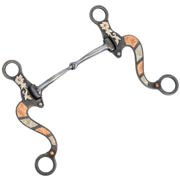 Cowboy Tack Texas Daisy Snaffle Bit Tack - Bits Partrade