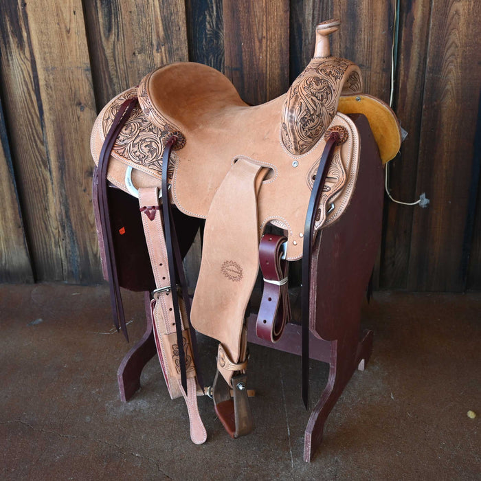 14.5" JEFF SMITH BUSTER WELCH RANCH CUTTER SADDLE