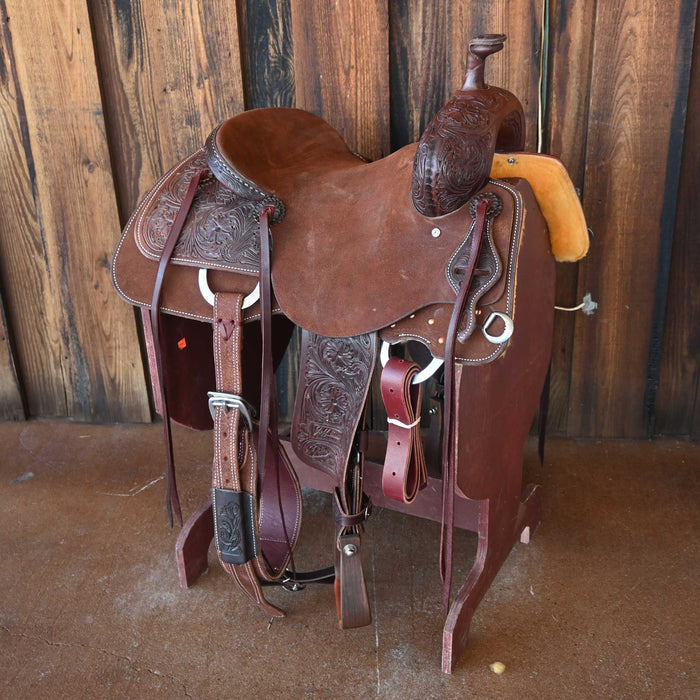 15" JEFF SMITH BUSTER WELCH RANCH CUTTER SADDLE
