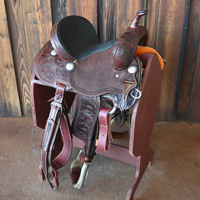 13" TESKEY'S BARREL SADDLE Saddles - New Teskey's Saddlery
